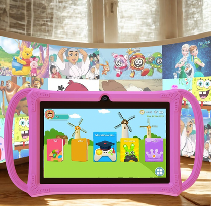 Mini 7” Kids Tablet K8 – 2025 Android 9.0, 4GB RAM, 64GB Storage, Quad-Core, 5G WiFi