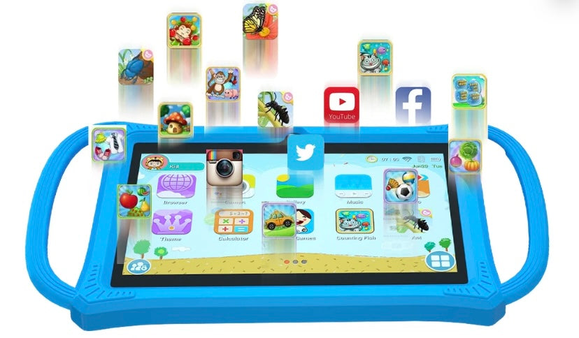 Mini 7” Kids Tablet K8 – 2025 Android 9.0, 4GB RAM, 64GB Storage, Quad-Core, 5G WiFi