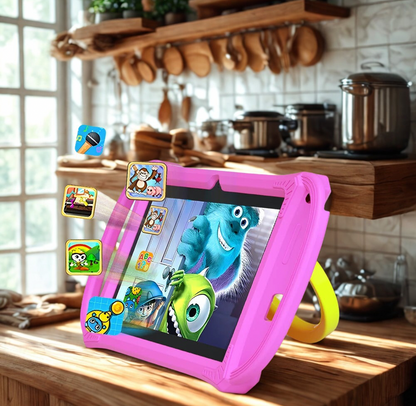 Mini 7” Kids Tablet K8 – 2025 Android 9.0, 4GB RAM, 64GB Storage, Quad-Core, 5G WiFi