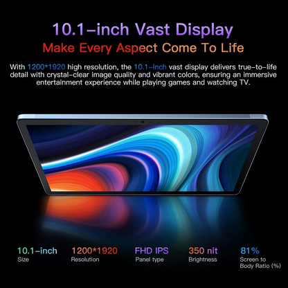 OSCAL Pad 13 Android 12 Tablet – 10.1” FHD Display, Octa-Core T606, 8GB RAM + 256GB ROM, Dual 4G LTE, 7680mAh Battery